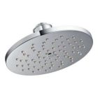 Chrome one-function 8" diameter spray head rainshower showerhead