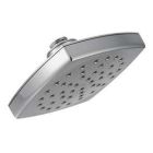 Chrome one-function 6" diameter spray head rainshower showerhead