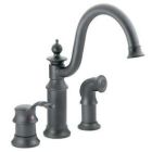 Wrought iron one-handle kitchen faucet