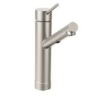 Spot resist stainless one-handle pullout kitchen faucet