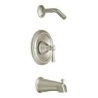 Brushed nickel Posi-Temp(R) tub/shower