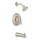 Brushed nickel Posi-Temp(R) tub/shower