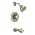 Brushed nickel Posi-Temp(R) tub/shower