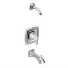 Chrome Posi-Temp(R) tub/shower