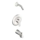 Brushed nickel Posi-Temp(R) tub/shower