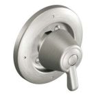 Brushed nickel transfer tub/shower