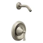 Brushed nickel shower only