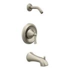 Brushed nickel tub/shower
