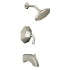 Brushed nickel Posi-Temp(R) tub/shower