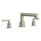 Brushed nickel two-handle roman tub faucet