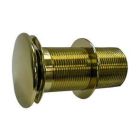 Umbrella Drain, Push Button Pop-Up, Polished Brass