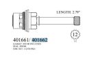 WALTER, 401662, FOR ARTISTIC BRASS 2 HANDLE TUB & SHOWER FAUCET SHORT CERAMIC CARTRIDGE COLD