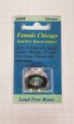 WHEDON FEMALE CHICAGO FAUCET BRASS LEAD-FREE FAUCET ADAPTER