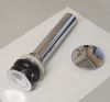 CSB, 398CP, LAVATORY 1 1/4" BRASS PUSH POP-UP DRAIN ASSEMBLY, CHROME PLATED