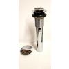 CSB, 398CP-LO, 1 1/4" LAVATORY PUSH POP-UP WASTE LESS OVERFLOW, CHROME