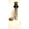 CSB, 398BN, 1 1/4 LAVATORY PUSH POP-UP WASTE WITH OVERFLOW AND DOMED COVER, BRUSHED NICKEL