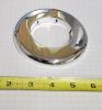 CSB, 5499CP, GENERIC 2" IPS. INDIVIDUAL PLASTIC SPLIT ESCUTCHEON, CHROME