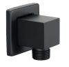 GERBER, D469059BS, SQUARE SUPPLY ELBOW, SATIN BLACK