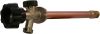 PRIER, 479-08, 8" MANSFIELD STYLE ANTI-SIPHON WALL HYDRANT WITH GRAY HANDLE