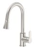 SYMMONS, S-6710-PD-STS-1.5, IDENTITY SINGLE HANDLE KITCHEN FAUCET, SATIN STEEL