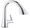 GROHE, 30205002, 1.75GPM ZEDRA SINGLE-HANDLE PULL DOWN KITCHEN FAUCET TRIPLE SPRAY, CHROME