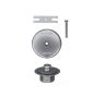 WATCO, 38090-CP, WASTE AND OVERFLOW PUSH-PULL TRIM KIT, CHROME PLATED