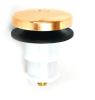 WATCO, 38412-PB, FOOT ACTUATED STOPPER 3/8" PIN, POLISHED BRASS