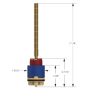 PHYLRICH, 1-130, PRESSURE BALANCE VALVE CARTRIDGE (FROM 2013 TO 2016) 1-166