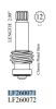 WALTER, LF260071, BURLINGTON BRASS (STM38H) STEM ASSEMBLY RIGHT HAND HOT 