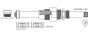 WALTER, 480152, CENTRAL BRASS WIDESPREAD LAVATORY LEFT HAND STEM COLD 