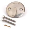 WATCO, 18702-BN, WASTE & OVERFLOW TRIP LEVER PLATE, BRUSHED NICKEL